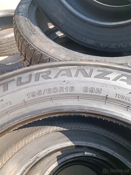 195/60r16 zánovní Bridgestone - 5