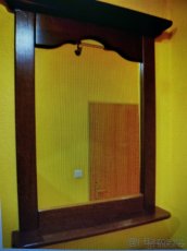 Set masivní komody a zrcadla - 5