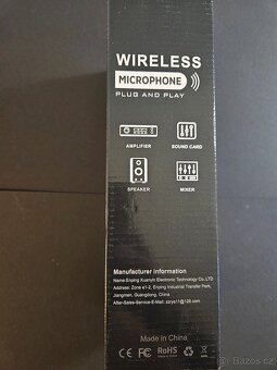 Aveek bezdrátové karaoke mikrofony - 5