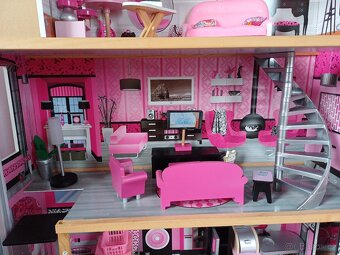 Obrovský dům pro panenky Barbie Kidkraft Sparkle Mansio - 5