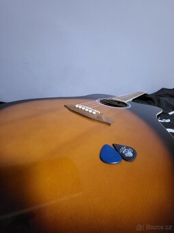 Elektroakustická westernová kytara Ashton D20SCEQ TSB - 5