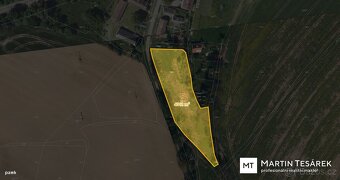 Stavební pozemek 4 012 m2 u lesa s výhledem a povolením na d - 5