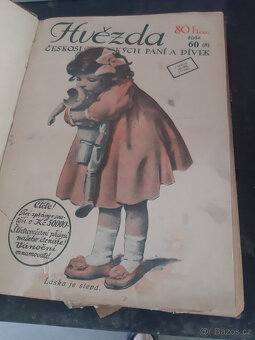 Časopisy staré módní, Hvězda, Moravanka, svázané ve složce - 5