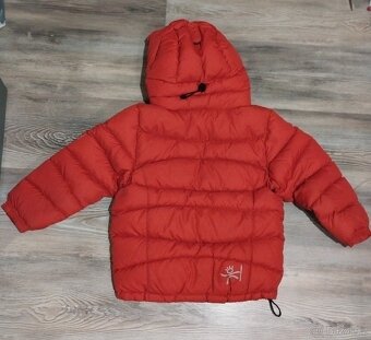 Dětská zimní péřová bunda zn. WARMPEACE, vel. 110/116 - 5