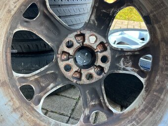 4x alu disky 5x108 R17, letní pneu - 5