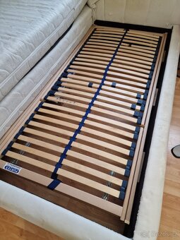 Postel 200x180 s roštami a matraci - 5