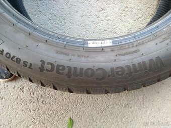 Prodám zimní gumy Continental + Semperit 205/55 R17 DOT 2823 - 5