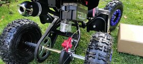 Nová dětská čtyřkolka R E-start modrá - 5