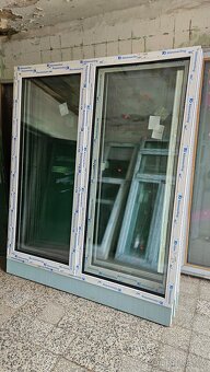 DVEŘE BALKONOVÉ PVC - 1770x2000 mm - NOVÉ - 3KS - 5
