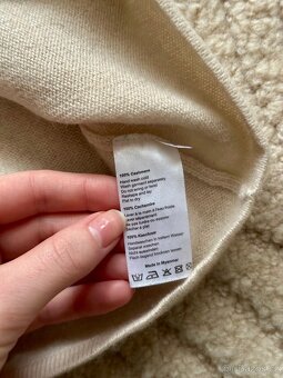 krémový kašmírový rolák Just Cashmere, vel S - 5