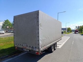 Plně pojízdný přívěs s plachtou – AGADOS 2B2, 3 500 kg - 5