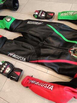 Mv Agusta F4 RR-Pánská(Dámská) kožená moto kombinéza - 5