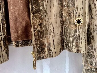 Dámská kožená bunda, vel. M - 5