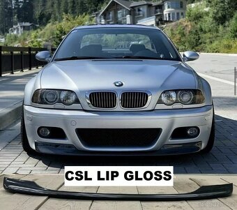 bmw E46 CSL Front lip spoiler LCI COUPE CABRIO MTech 2 bumpe - 5