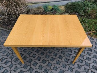 Retro jídelní rozkládací stůl Jitona - 70. léta - 5