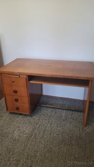 Retro psaci stůl + židle - 5