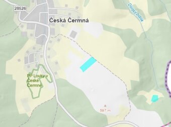 Prodam 2 pozemky v K.ú. Česká Čermná - 5