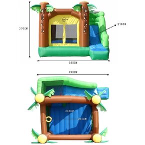 Skákací hrad Džungle se skluzavkou - 5