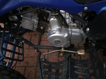 dětská čtyřkolka 125ccm modrá - 5