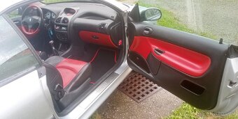 Peugeot 206 CC 2.0 100kw benzín Cabrio, klima 171000km - 5