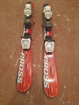 Prodám dětské lyže Cygnus 80 cm a boty Technica 28,5 - 5