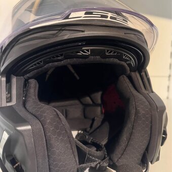 Překlápěcí helma LS2 FF900 Valiant II Orbit Jeans - 5