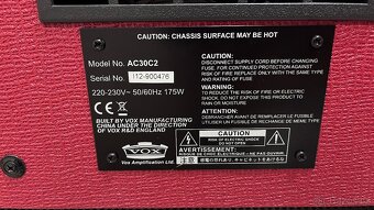 Vox AC 30 C2 Limited Red - 5