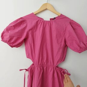 Dámské boho midi šaty růžové Influence - 5