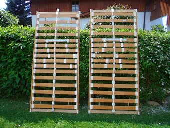 2x lamelový, oboustranně polohovací rošt 90x200 - 5