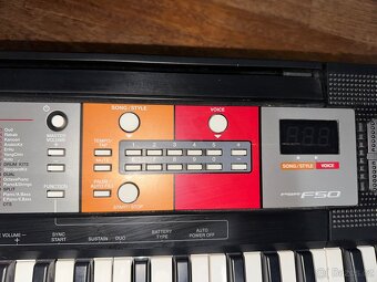 Klávesy YAMAHA PSR F50 - 5