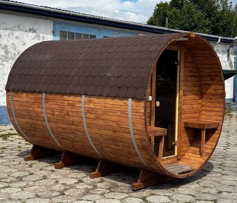ZAHRADNÍ SUDOVÁ SAUNA 340cm DIY 3KR - 5