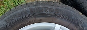 Disky Škoda + letní pneu 195/65 R15 - 5