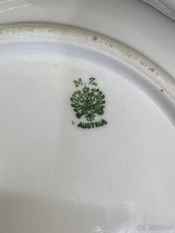 Luxusní porcelánová jídelní souprava M.Z. Austria - 5