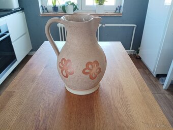 KERAMICKÝ DŽBÁN RUČNĚ DEKOROVANÝ - 5