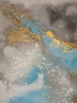 Ručně malovaný obraz s Buddhou - 5