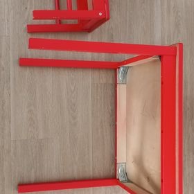 Dětský dřevěný stoleček set  ikea a 2 židle - 5