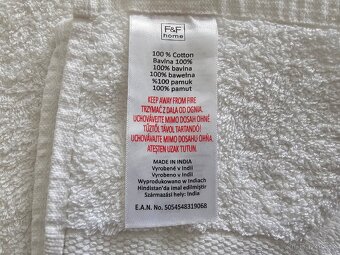 Ručníky froté bílé - 5