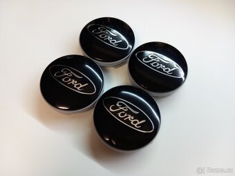 Středové krytky Ford, 54x52mm Black - 5