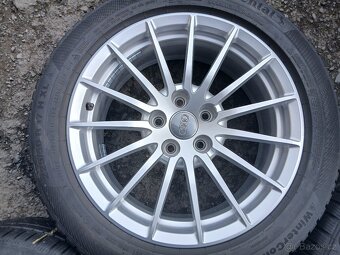 Prodám sadu Orig ALU kol Audi 225/50R17 zimní - 5
