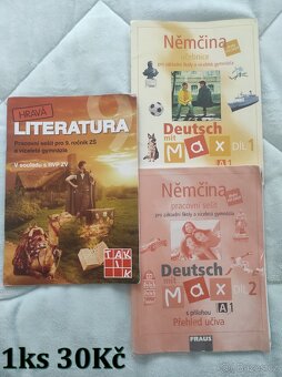 Učebnice SŠ literatura, matematika, NJ, AJ od 30Kč - 5