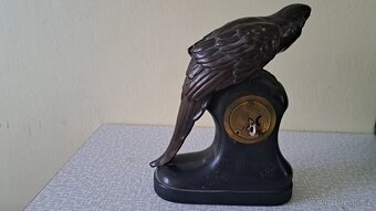 Starožitné hodiny s papouškem K.Lahl - 5