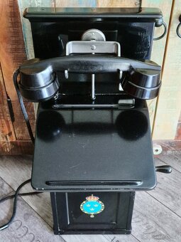Starožitný krásný telefon L.M.ERICSSON AC-140, rok 1933 - 5