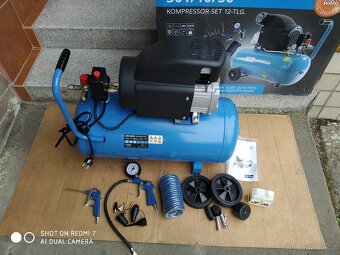 Prodám NEPOUŽITÝ olejový Kompresor Güde 301/10/50- 50 LITRŮ- - 5