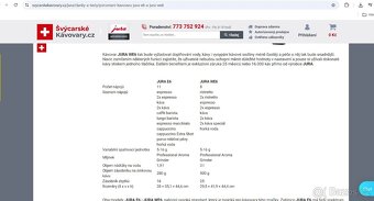 Profesionální automatický kávovar Jura WE6 - 5