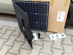 SOLÁRNÍ NABÍJECÍ STANICE 100W NOVÝ přenosný solár - 5