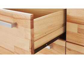 Komoda Highboard Lyon - Jádrový buk masiv Germany - 5