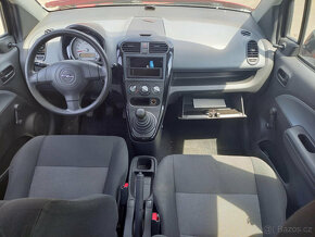 Opel Agila B 1.0 ( K10B ) 48kW r.2009 červená na náhradní dí - 5