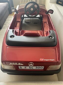 Šlapací kabriolet autíčko Mercedes Benz 500 SL Milano - 5