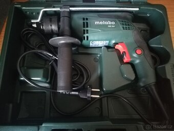 METABO jednorychlostní příklepová vrtačka v setu SBE 650, - 5