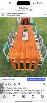 Barevné židle zrestaurované - 5